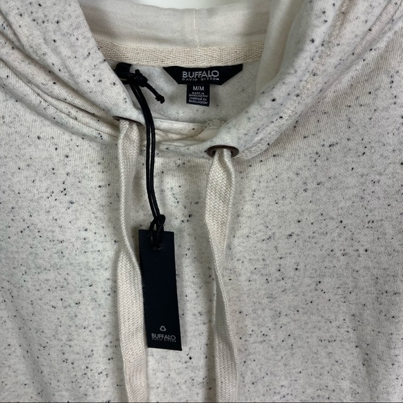 Buffalo NWT | Semi-Cropped Hoodie With Lined Hood Size Medium - Picture 4 of 7